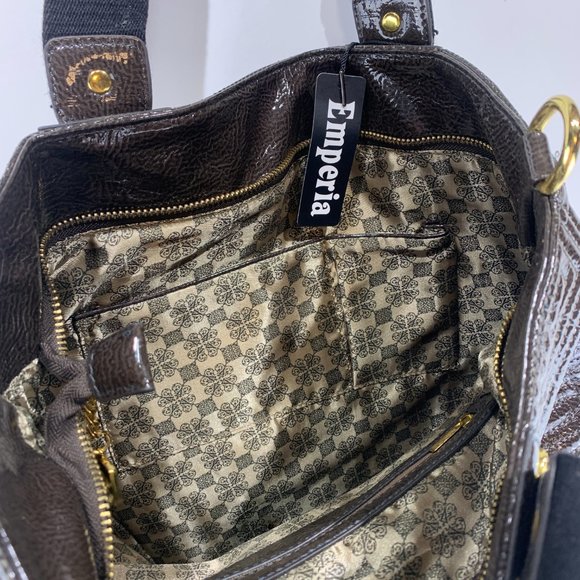 Emperia Mocha Brown Women's Tote Bag - Picture 3 of 8